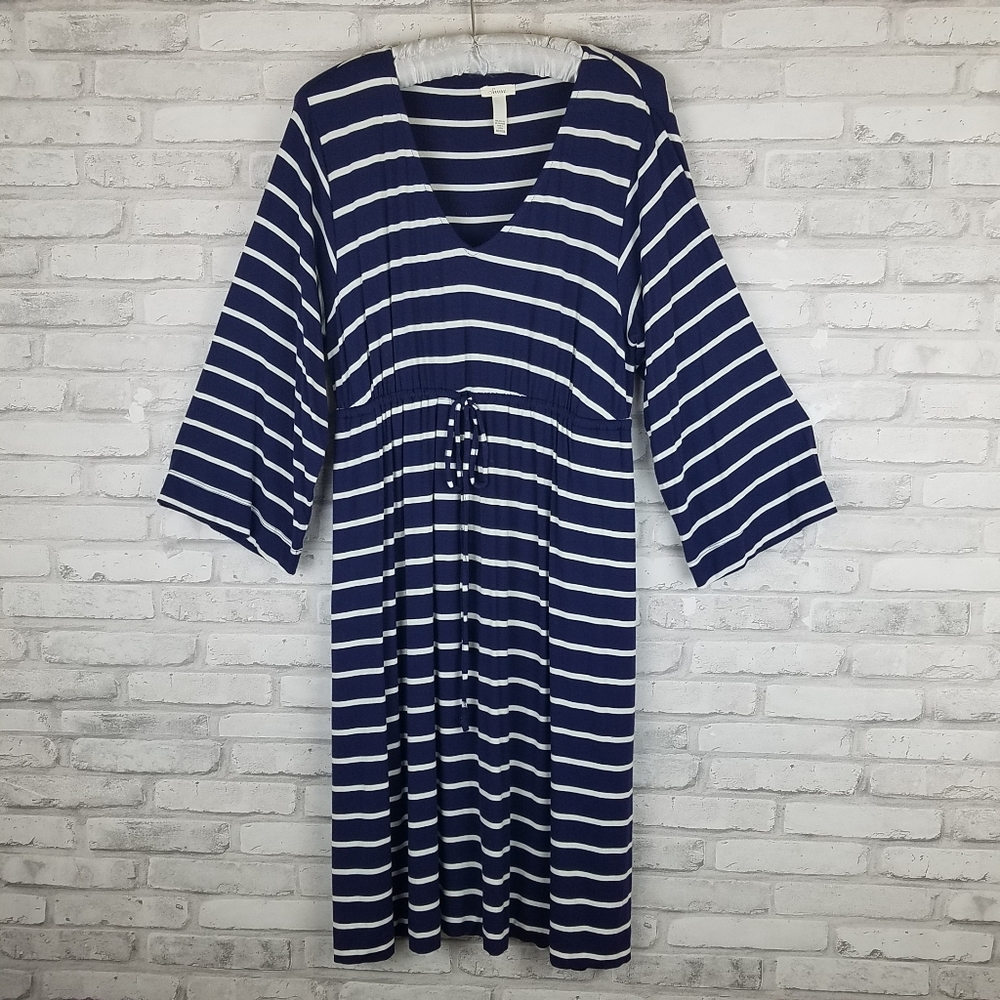 SOMA Soft Jersey Striped Drawstring Waist …